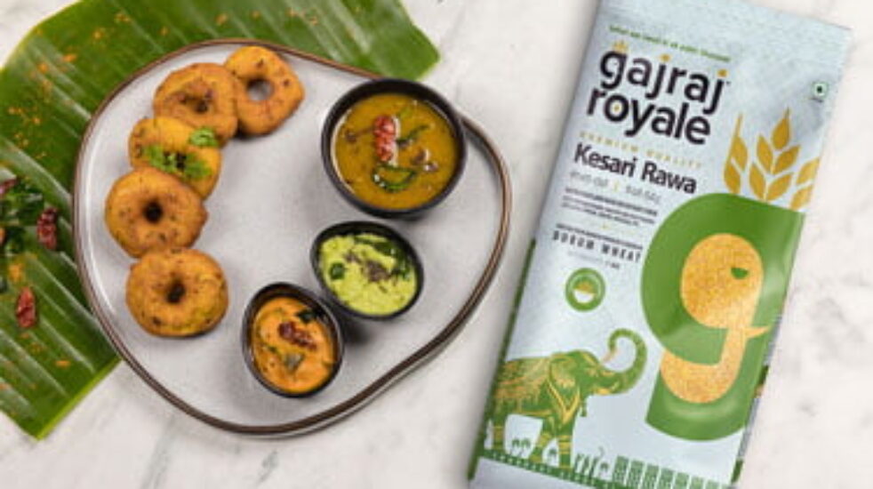 Instant Rawa Medu Wada | Gajraj Royale Kesari Rawa