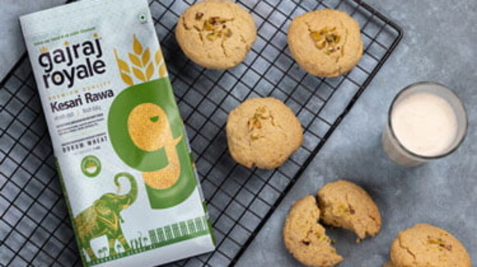 Rawa Cookies |Gajraj Royale Kesari Rawa
