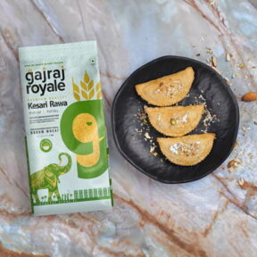 Mawa Gujiya | Gajraj Royale Kesari Rawa