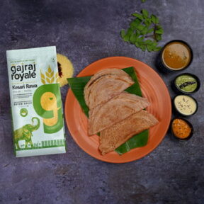 Rawa Beetroot Pink Dosa | Gajraj Royale Kesari Rawa