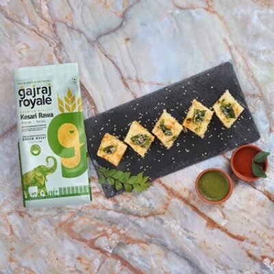 Rawa Dhokla | Gajraj Royale Kesari Rawa