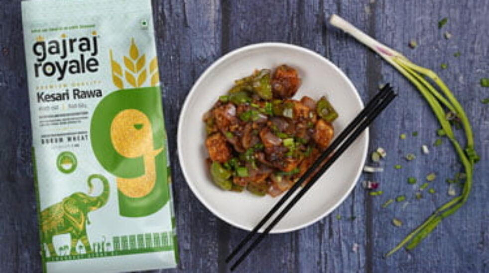 Rawa Pepper Paneer | Gajraj Royale Kesari Rawa