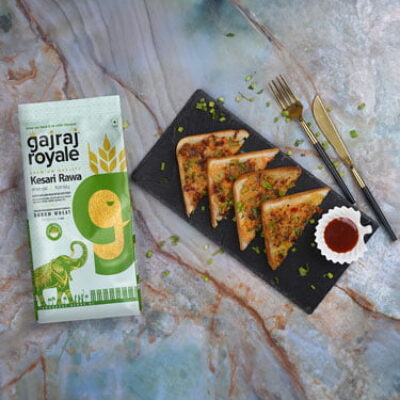 Rawa Toast | Gajraj Royale Kesari Rawa