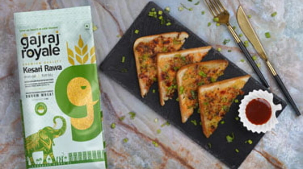 Rawa Toast | Gajraj Royale Kesari Rawa