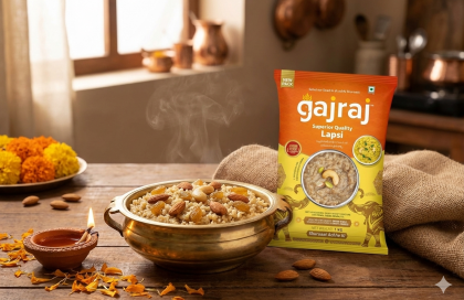 Traditional Lapsi Recipe with Gajraj Cracked Wheat – A Nutritious Festive Delight